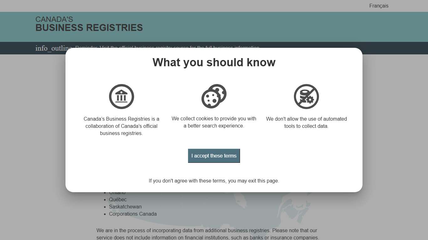 Canada's Business Registries